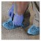 Kleenguard LightDuty Shoe Covers, Polypropylene, One Size Fits All, Blue, PK300 36811 - alternate 2